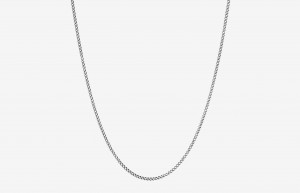 Oliver Cabell 1.4mm Cuban Ketting Heren Zilver | Nederland-275139