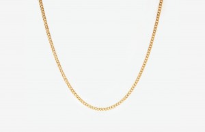 Oliver Cabell 2mm Cuban Ketting Heren Goud | Nederland-910857