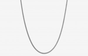 Oliver Cabell 2mm Cuban Ketting Heren Zilver | Nederland-218309