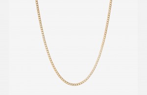 Oliver Cabell 3mm Cuban Ketting Heren Goud | Nederland-347586