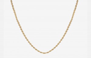 Oliver Cabell 4mm Rope Ketting Heren Goud | Nederland-691423