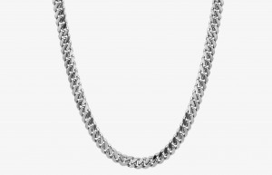 Oliver Cabell 5mm Cuban Ketting Heren Zilver | Nederland-138749