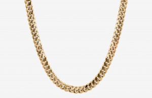 Oliver Cabell 8mm Cuban Ketting Heren Goud | Nederland-396251