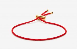 Oliver Cabell Cameron Cord Armband Heren Rood Goud | Nederland-843079