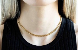 Oliver Cabell Chain Choker Ketting Dames Goud | Nederland-905714