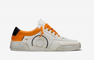 Oliver Cabell Court Sneakers Heren Wit Oranje | Nederland-130724