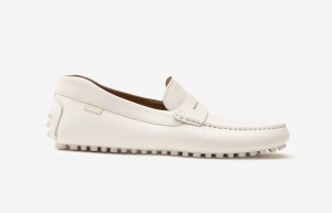 Oliver Cabell Driver Loafers Heren Wit | Nederland-910542