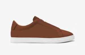 Oliver Cabell Low 1 Laceless Sneakers Dames Bruin | Nederland-548907