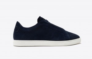 Oliver Cabell Low 1 Laceless Sneakers Dames Donkerblauw | Nederland-531089