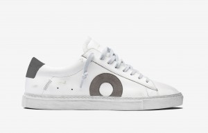 Oliver Cabell Low 1 Sneakers Dames Wit Grijs | Nederland-694802