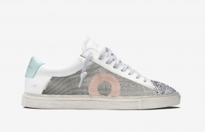 Oliver Cabell Low 1 Sneakers Dames Zilver | Nederland-825619