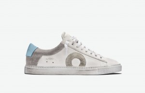 Oliver Cabell Low 1 Sneakers Heren Wit Blauw | Nederland-217036