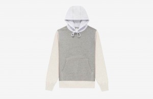 Oliver Cabell OC Core Hoodie Heren Grijs Beige | Nederland-680719