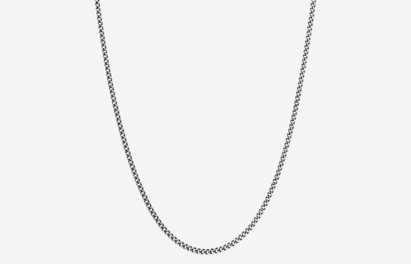 Oliver Cabell 2mm Cuban Ketting Heren Zilver | Nederland-218309