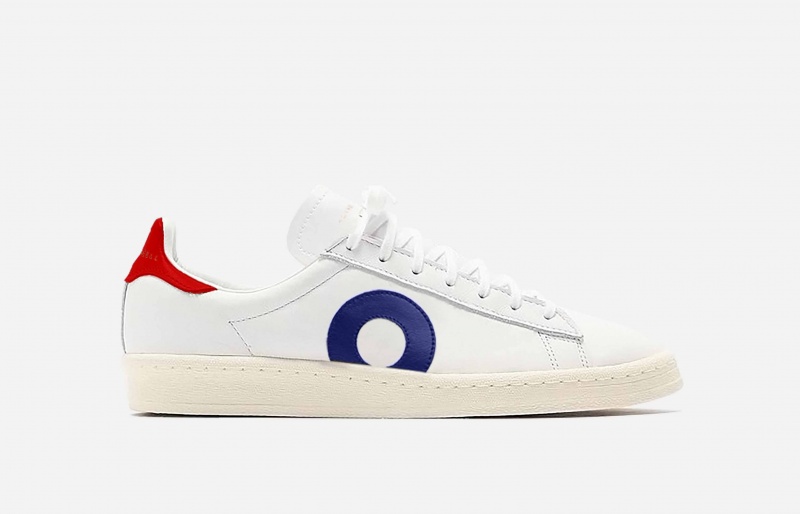 Oliver Cabell Bravo Sneakers Heren Wit Rood Koningsblauw | Nederland-756843