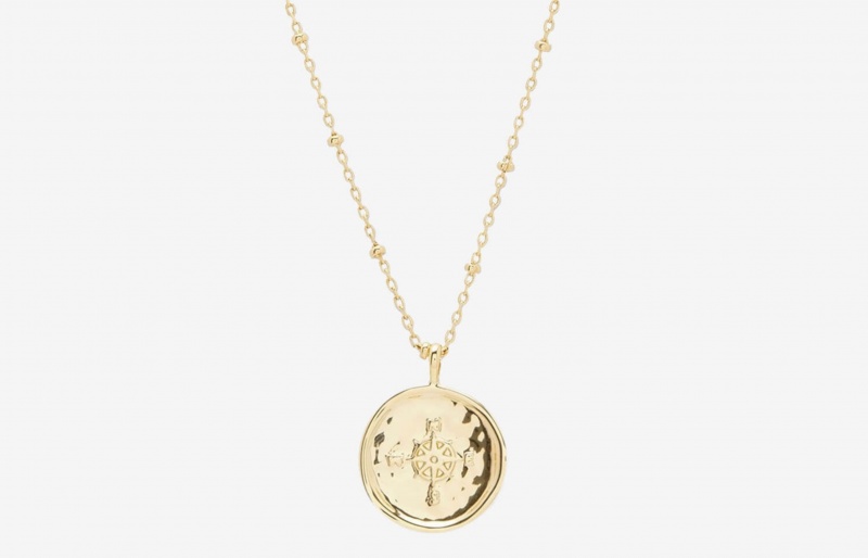 Oliver Cabell Compass Ketting Dames Goud | Nederland-618507