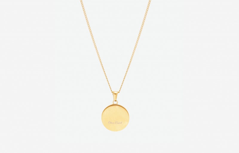 Oliver Cabell Compass Pendant Ketting Heren Goud | Nederland-021936