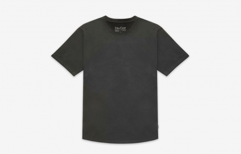 Oliver Cabell Curved Hem Tee T-Shirt Heren Grijs | Nederland-934817