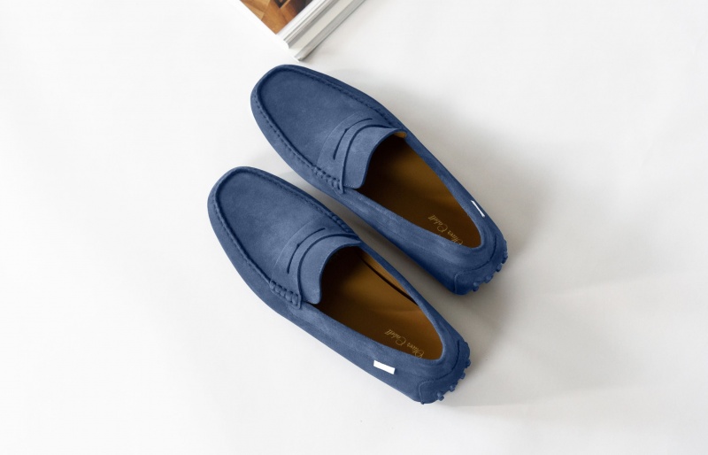 Oliver Cabell Driver Loafers Dames Blauw | Nederland-028973