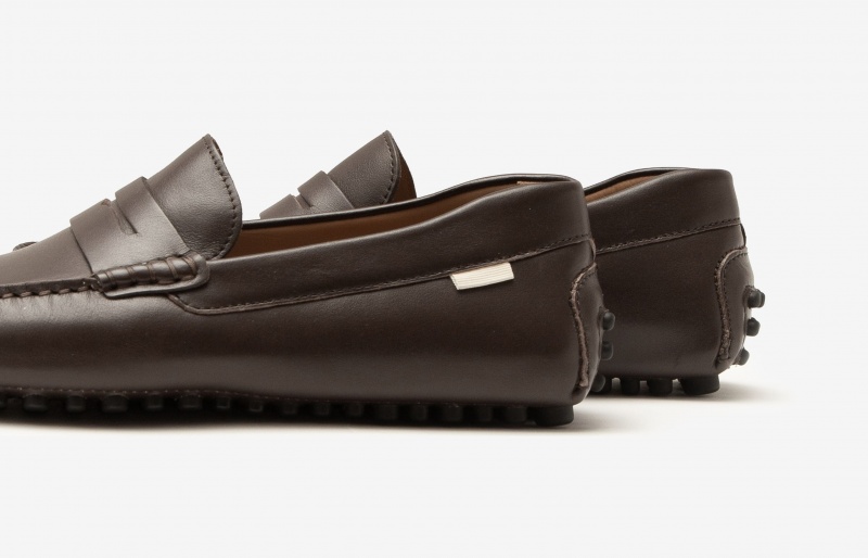 Oliver Cabell Driver Loafers Heren Chocola | Nederland-297506