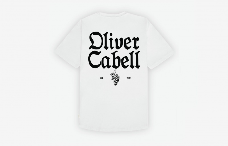 Oliver Cabell Grapevine Tee T-Shirt Heren Wit | Nederland-432795