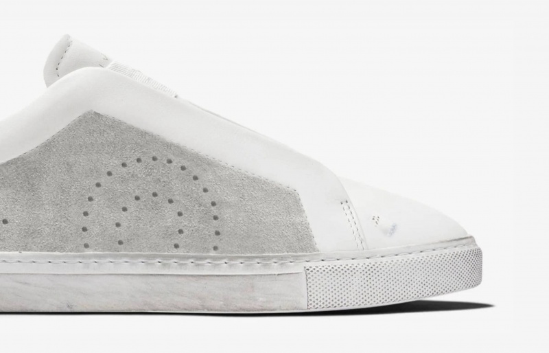 Oliver Cabell Low 1 Laceless Sneakers Dames Lichtblauw | Nederland-397150