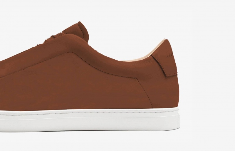 Oliver Cabell Low 1 Laceless Sneakers Heren Bruin | Nederland-507681