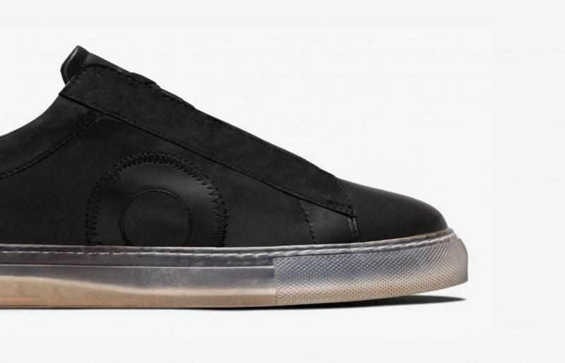 Oliver Cabell Low 1 Laceless Sneakers Heren Zwart | Nederland-470651