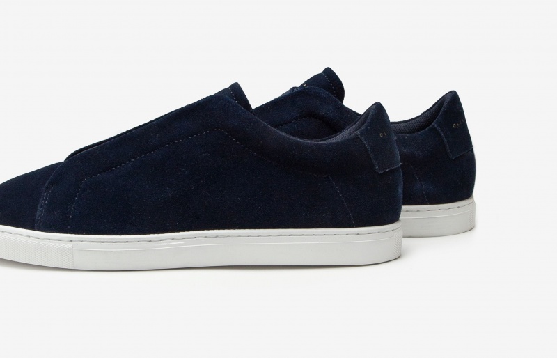 Oliver Cabell Low 1 Laceless Sneakers Heren Donkerblauw | Nederland-967158