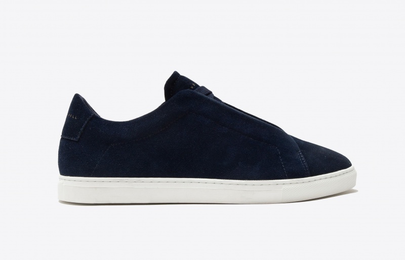 Oliver Cabell Low 1 Laceless Sneakers Heren Donkerblauw | Nederland-967158