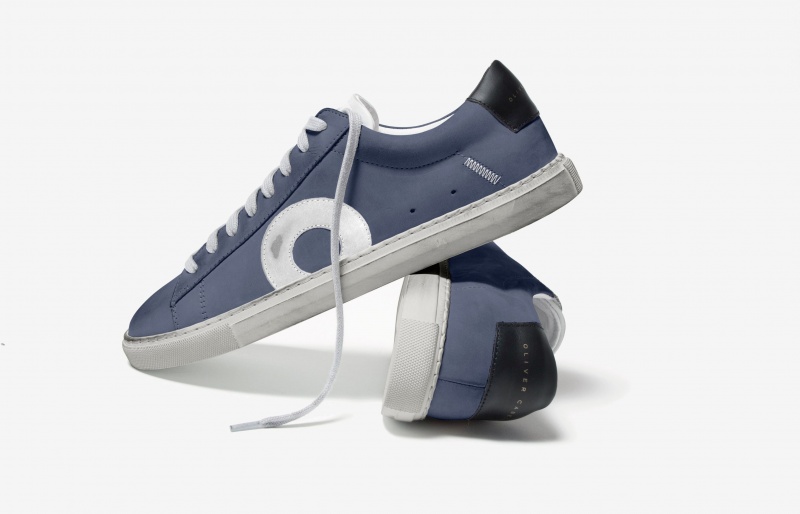 Oliver Cabell Low 1 Sneakers Dames Blauw | Nederland-031857