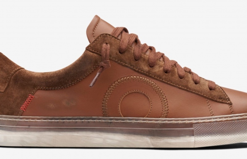 Oliver Cabell Low 1 Sneakers Dames Bruin | Nederland-089423