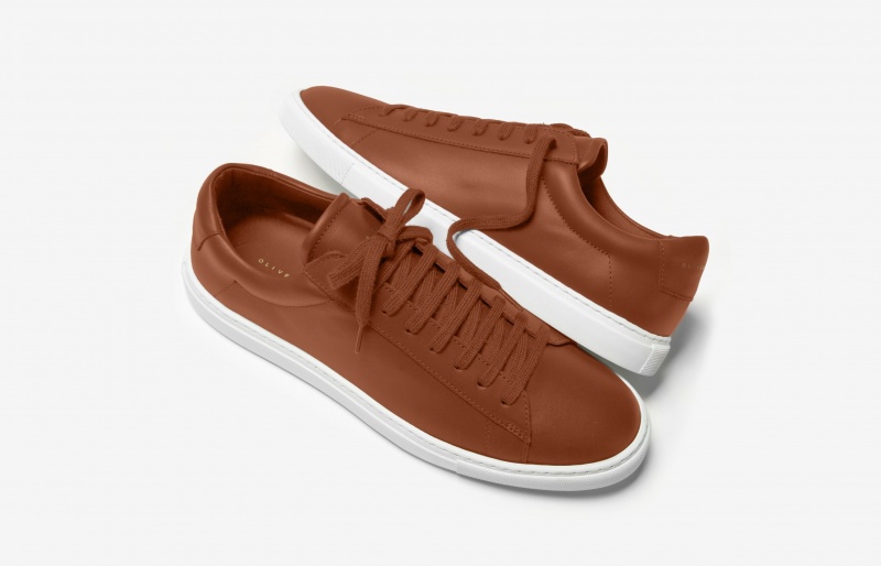 Oliver Cabell Low 1 Sneakers Dames Bruin | Nederland-236514