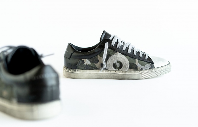 Oliver Cabell Low 1 Sneakers Dames Camo | Nederland-913274