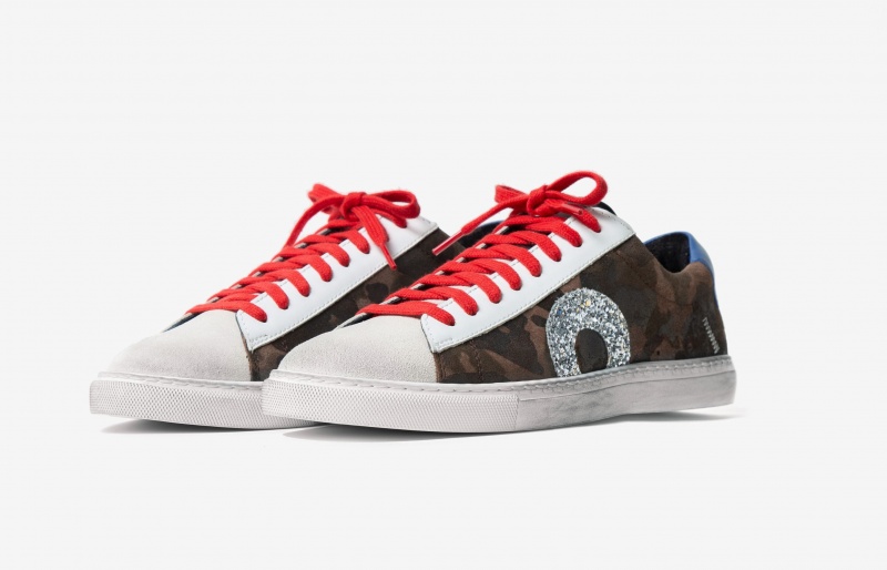 Oliver Cabell Low 1 Sneakers Dames Camo | Nederland-012963