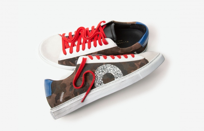 Oliver Cabell Low 1 Sneakers Dames Camo | Nederland-012963