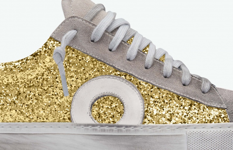 Oliver Cabell Low 1 Sneakers Dames Goud | Nederland-102389