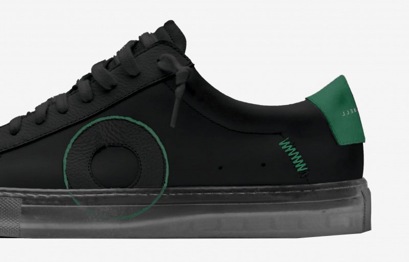 Oliver Cabell Low 1 Sneakers Dames Groen | Nederland-632701