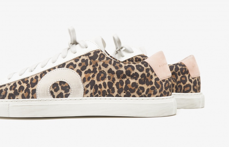 Oliver Cabell Low 1 Sneakers Dames Leopard | Nederland-806194