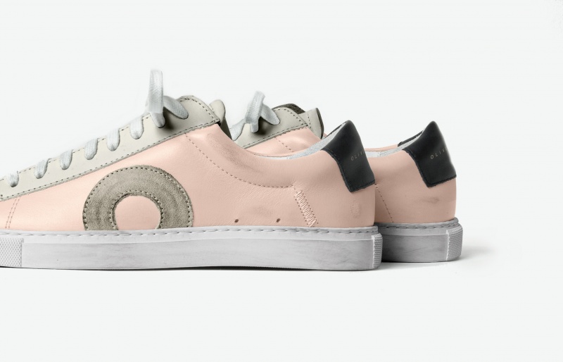 Oliver Cabell Low 1 Sneakers Dames Roze | Nederland-981634