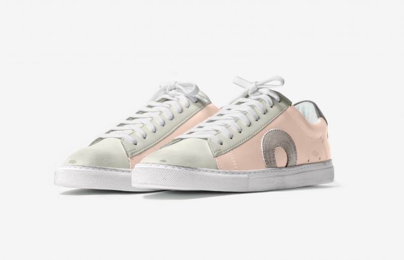 Oliver Cabell Low 1 Sneakers Dames Roze | Nederland-981634