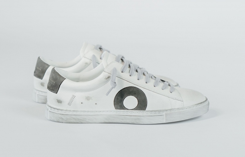 Oliver Cabell Low 1 Sneakers Dames Wit Grijs | Nederland-694802