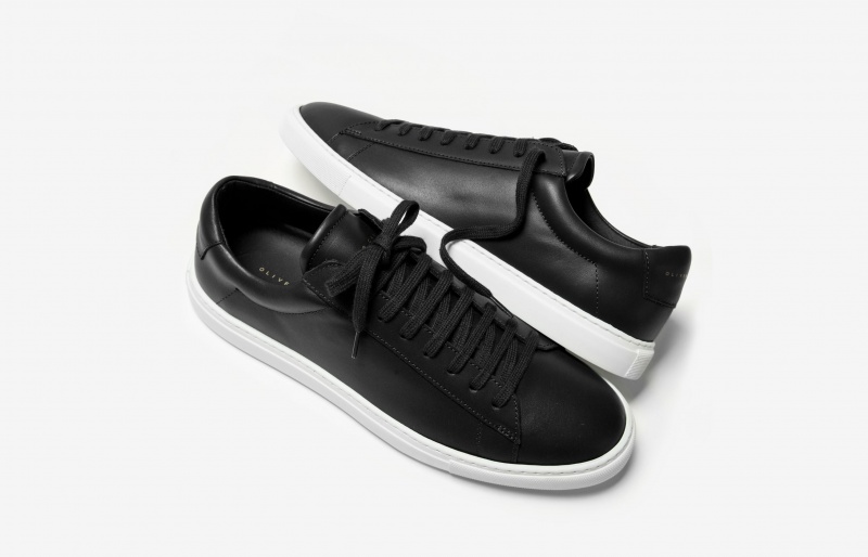 Oliver Cabell Low 1 Sneakers Dames Zwart | Nederland-241807