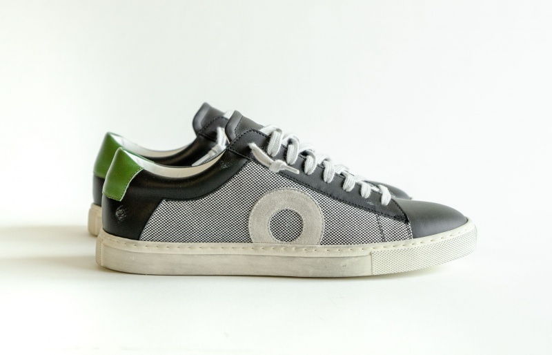 Oliver Cabell Low 1 Sneakers Dames Zwart Wit | Nederland-368290