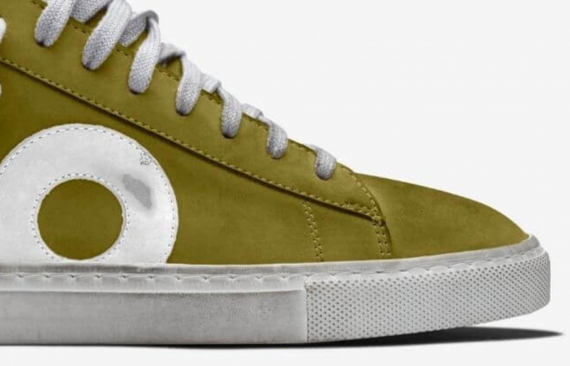 Oliver Cabell Low 1 Sneakers Heren Olijfgroen | Nederland-247306