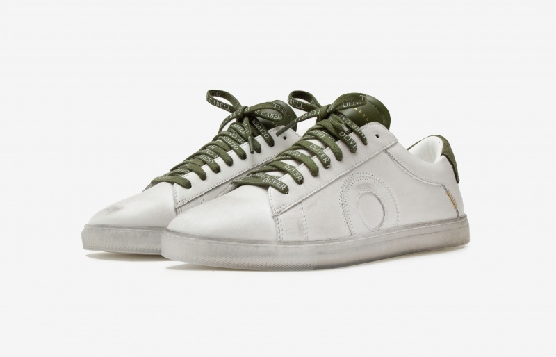 Oliver Cabell Low 1 Sneakers Heren Olijfgroen | Nederland-457812