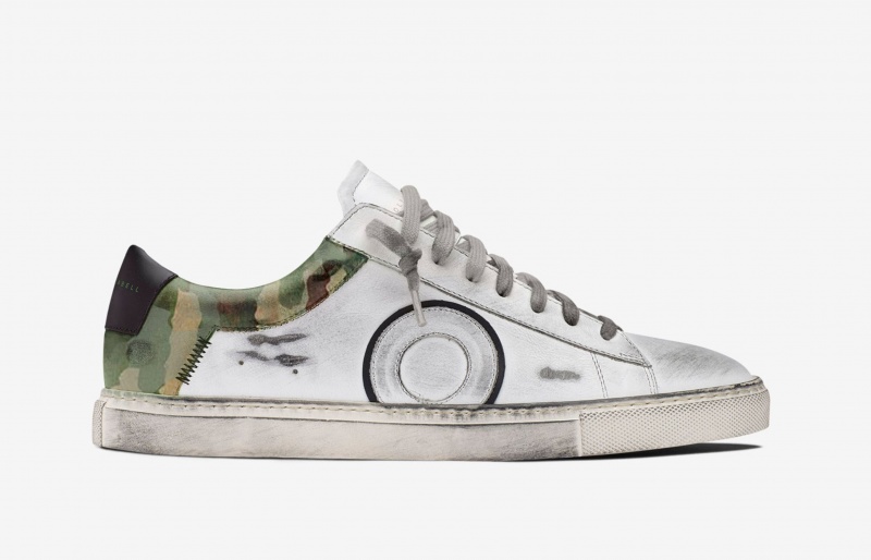 Oliver Cabell Low 1 Sneakers Heren Zilver Camo | Nederland-897164