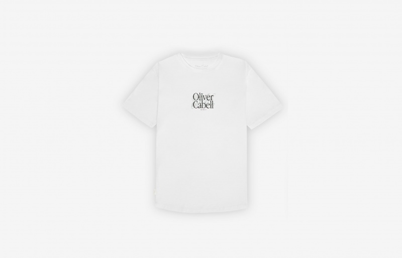 Oliver Cabell NYC Capsule Tee T-Shirt Heren Wit | Nederland-530128