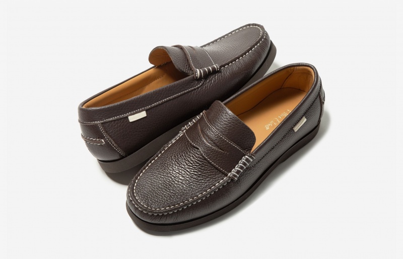 Oliver Cabell Penny Loafers Dames Chocola | Nederland-542093