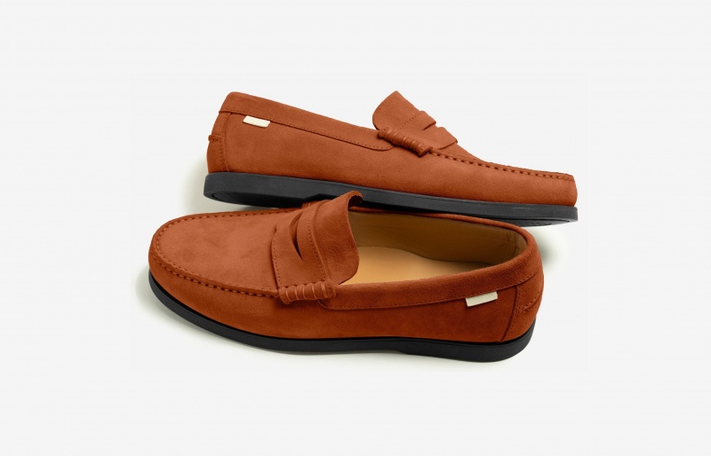 Oliver Cabell Penny Loafers Heren Bruin | Nederland-108592